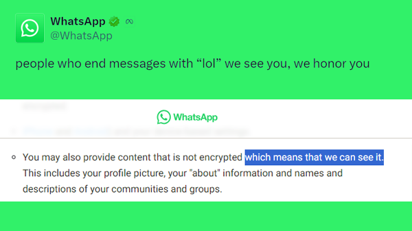 WhatsApp’s ‘We see you’-grap leidt tot wereldwijde privacyrel