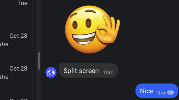 Signal update Android: verbeteringen voor gesplitst scherm