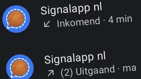 Signal update iOS: tabblad Oproepen en eigen discriminators gebruikersnamen