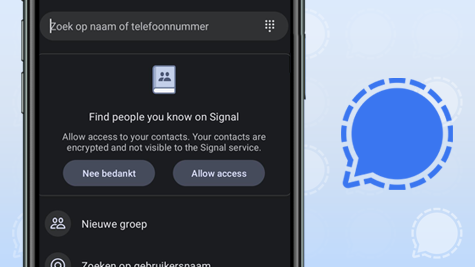 Signal update Android: nieuwe UI voor toegang geven tot camera en contacten