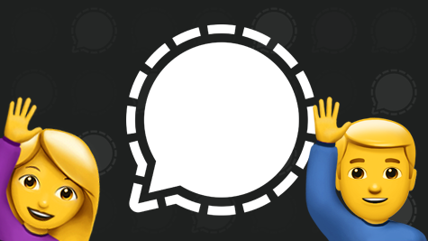 Signal update Desktop: hand opsteken en emoji-reacties krijgen eigen knoppen