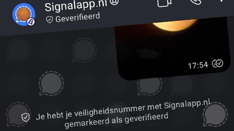 Signal update Android: nieuw geverifieerd-icoontje en cloud back-ups verder ontwikkeld