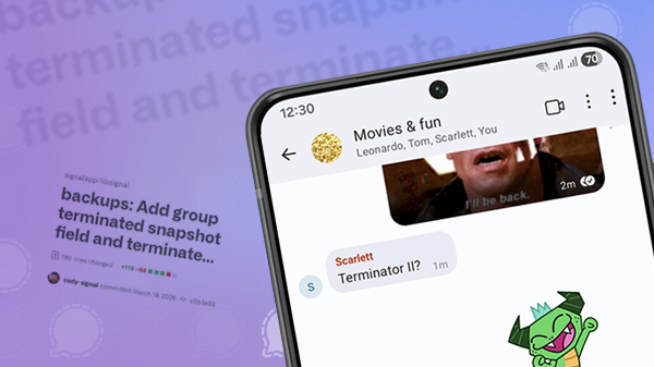 Signal werkt aan optie voor beheerders om groepen te beëindigen voor iedereen