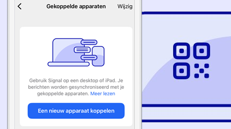 Signal update iOS: chatgeschiedenis overzetten naar nieuwe desktop of iPad