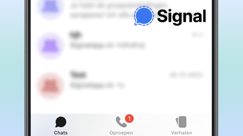 Signal update iOS: gemiste oproepen beter gesynchroniseerd met tabblad Oproepen