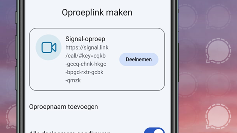 Signal update Android: oproeplinks komen dichterbij