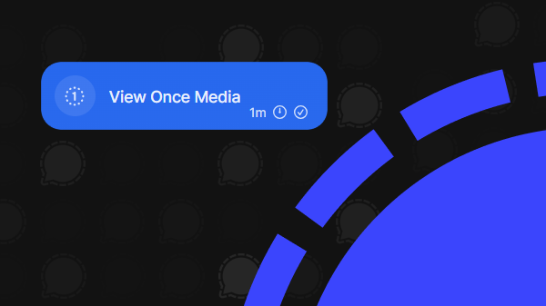 Signal werkt aan eenmalige foto’s en video’s verzenden vanaf Signal Desktop