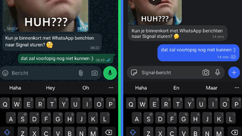 Kun je binnenkort écht met WhatsApp naar Signal berichten sturen?