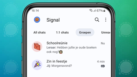 Signal laat je chats straks makkelijker terugvinden met chatmappen