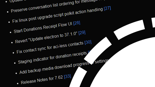 Signal Desktop update: bug met synchronisatie contacten opgelost