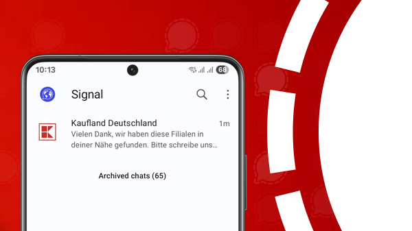 Bedrijven ontdekken Signal: Duitse Kaufland voegt het toe als nieuw klantkanaal