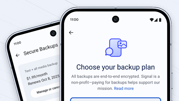 Signal update iOS: polls en back-ups komen dichterbij