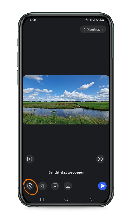 Signal App Afbeeldingen en Foto's Bewerken en Opmaken
