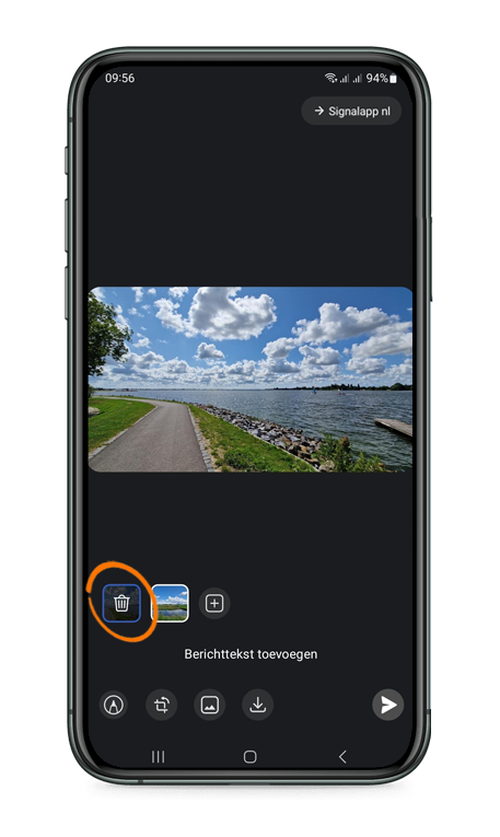 Signal App Meerdere Foto's en Afbeeldingen Verwijderen uit Selectie